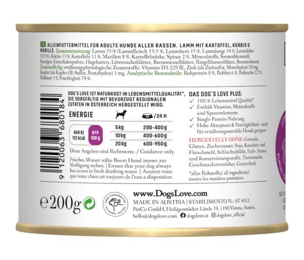 DOG'S LOVE Nassfutter für Hunde Adult, 6 x