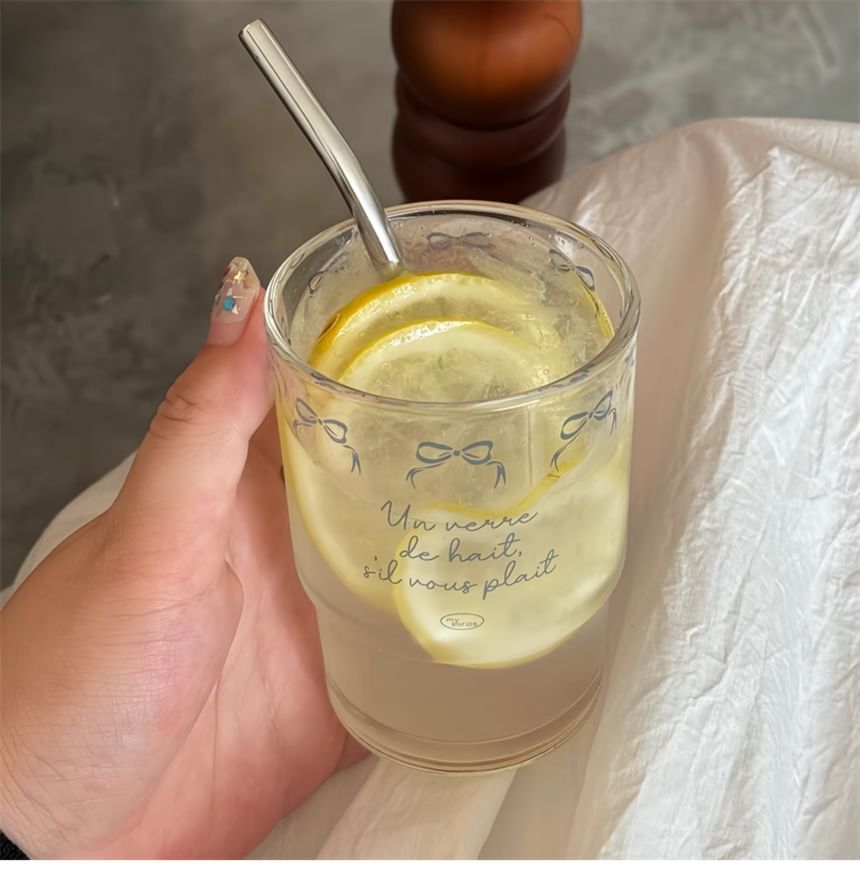 Minbrogy - Drinkglas met strikletters