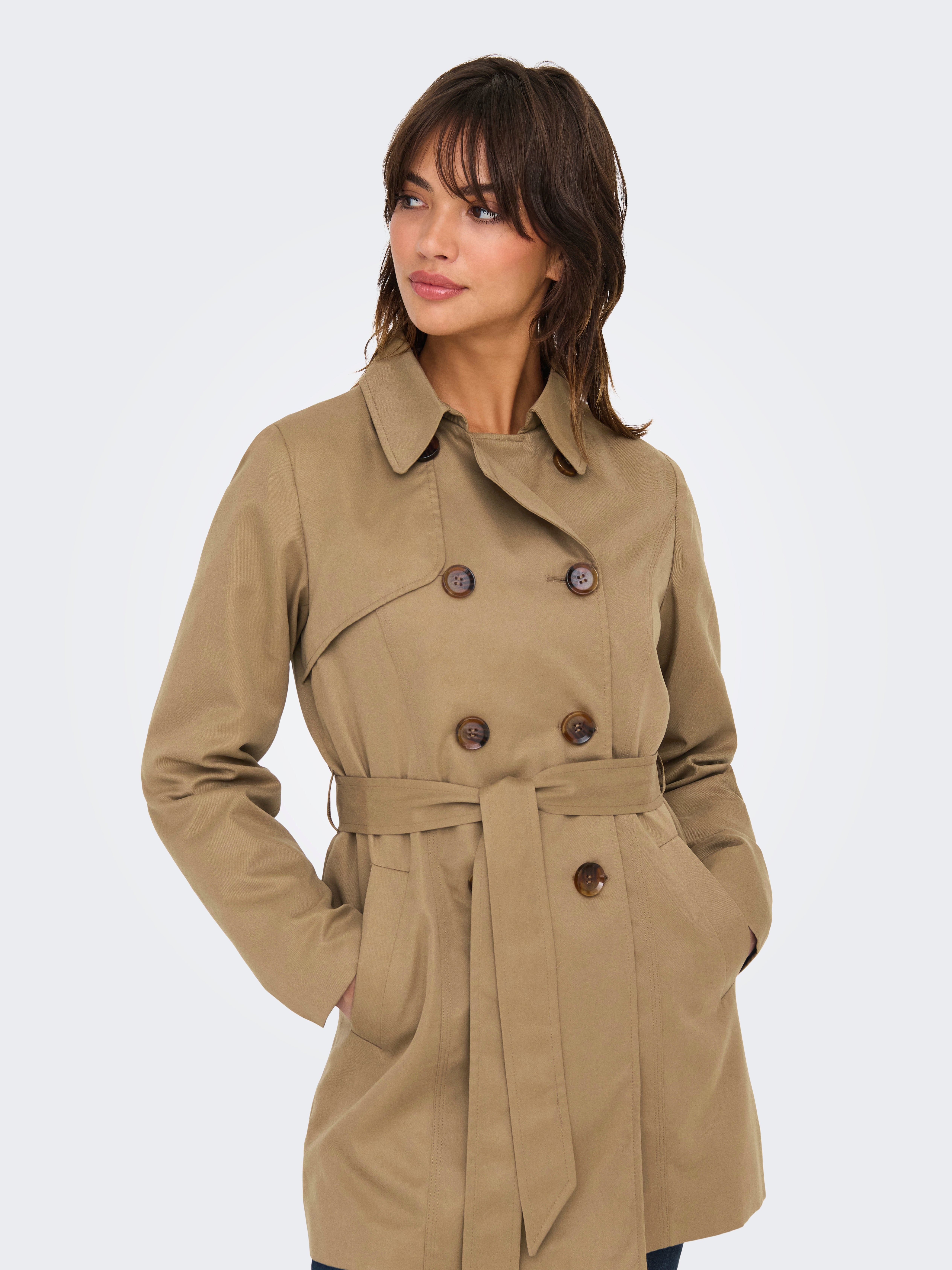 ONLVALERIE Trenchcoat Petrified Oak