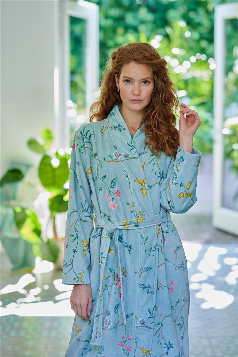 Bademantel PIP STUDIO Velour LES FLEURS XS