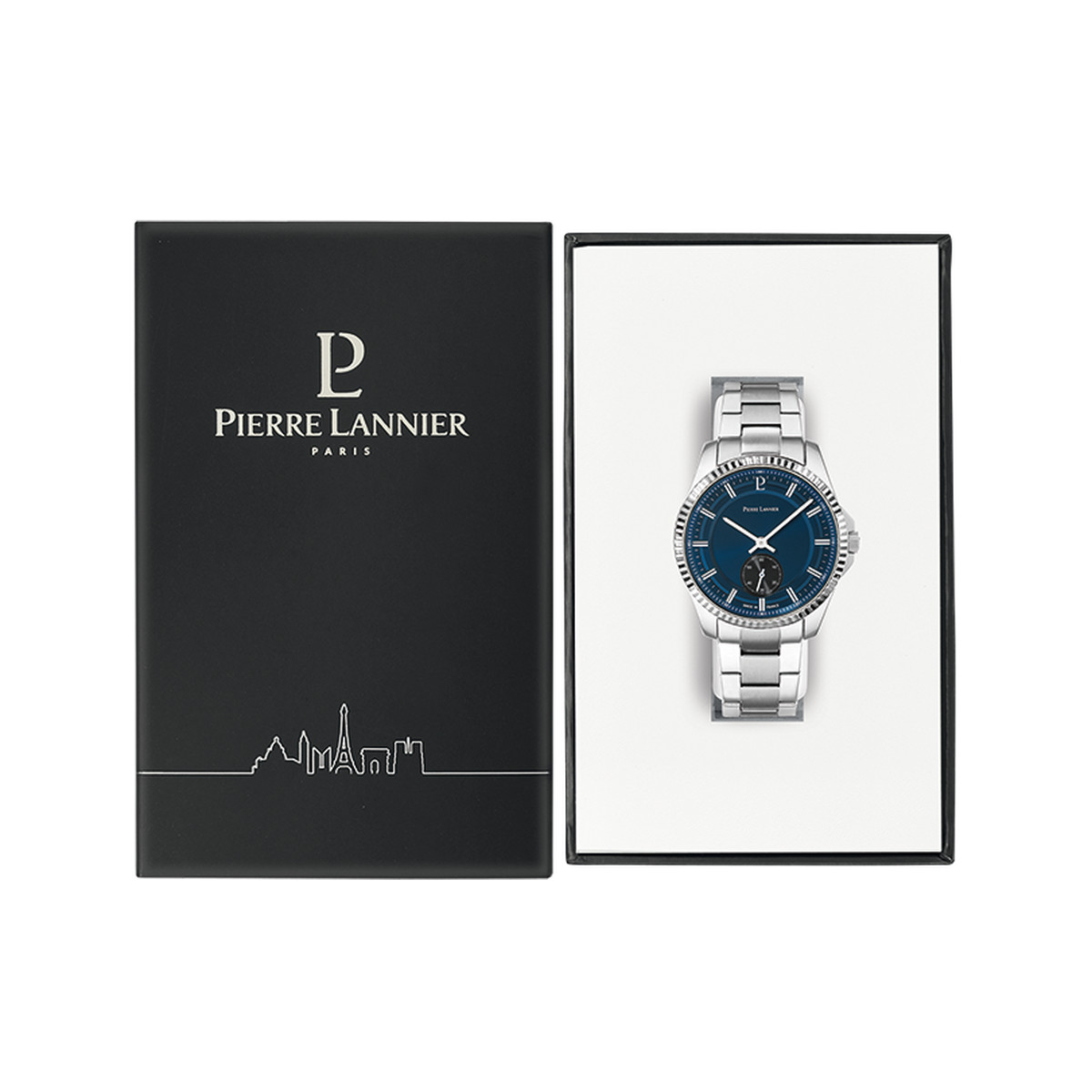 Montre PIERRE LANNIER Metropolitain homme bracelet acier