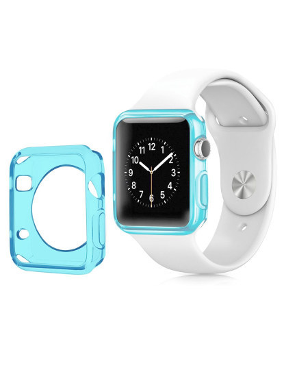 Silicone Case for Apple Watch 42mm Blue