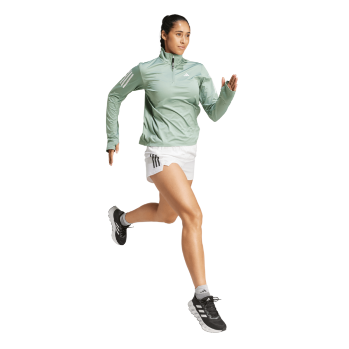 adidas Dame Trøjer Own The Run Half-Zip Grøn