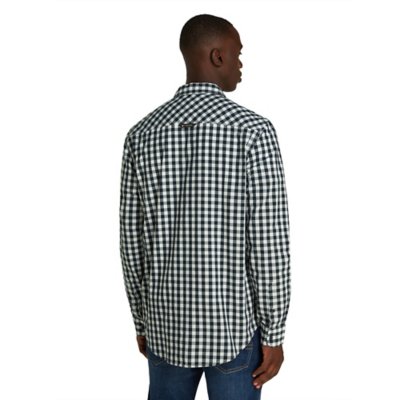 Chemise à manches longues homme Tjm Poplin check TOMMY HILFIGER