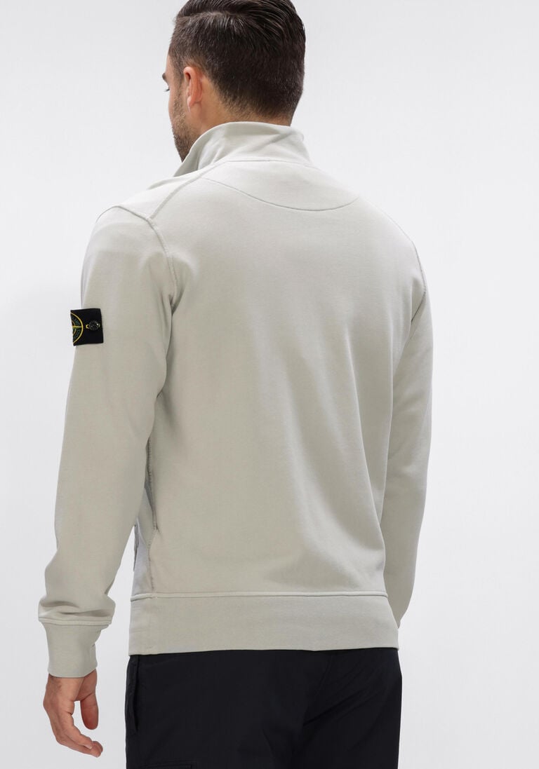 grijze stone island vest zip up cardigan s0051