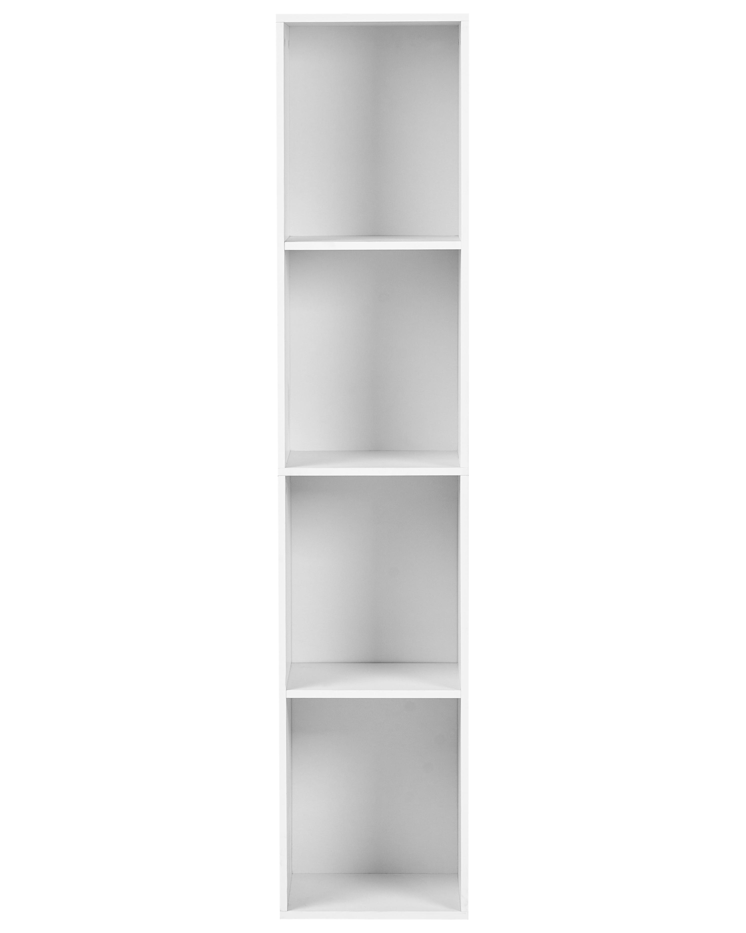 Boekenkast met 4 planken WINNIPEG 143 cm Wit