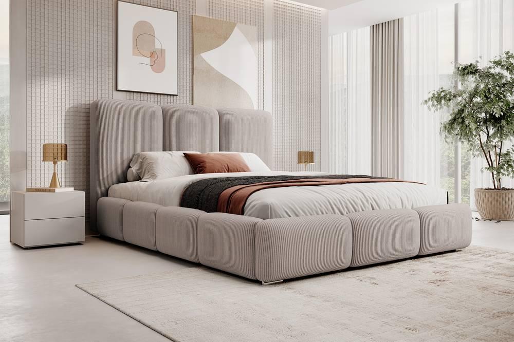 NADUVI Collection Bedframe Briar met opbergvak ribstof 180x200