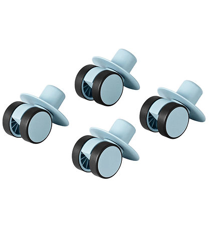 MODU 4x Swirly Wheels - 4er-Pack - Sky Blue