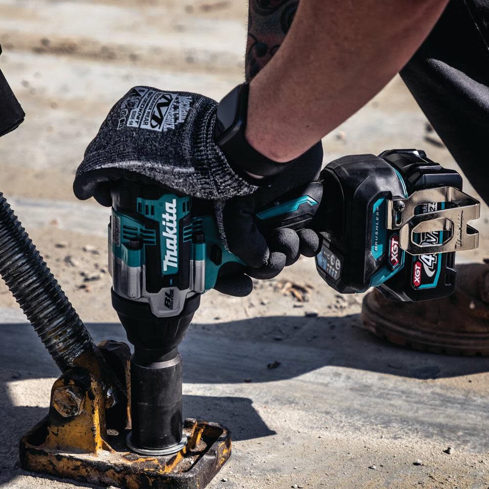 Makita 40V max XGT Impact Wrench Kit 1/2" Sq Drive with Detent Anvil
