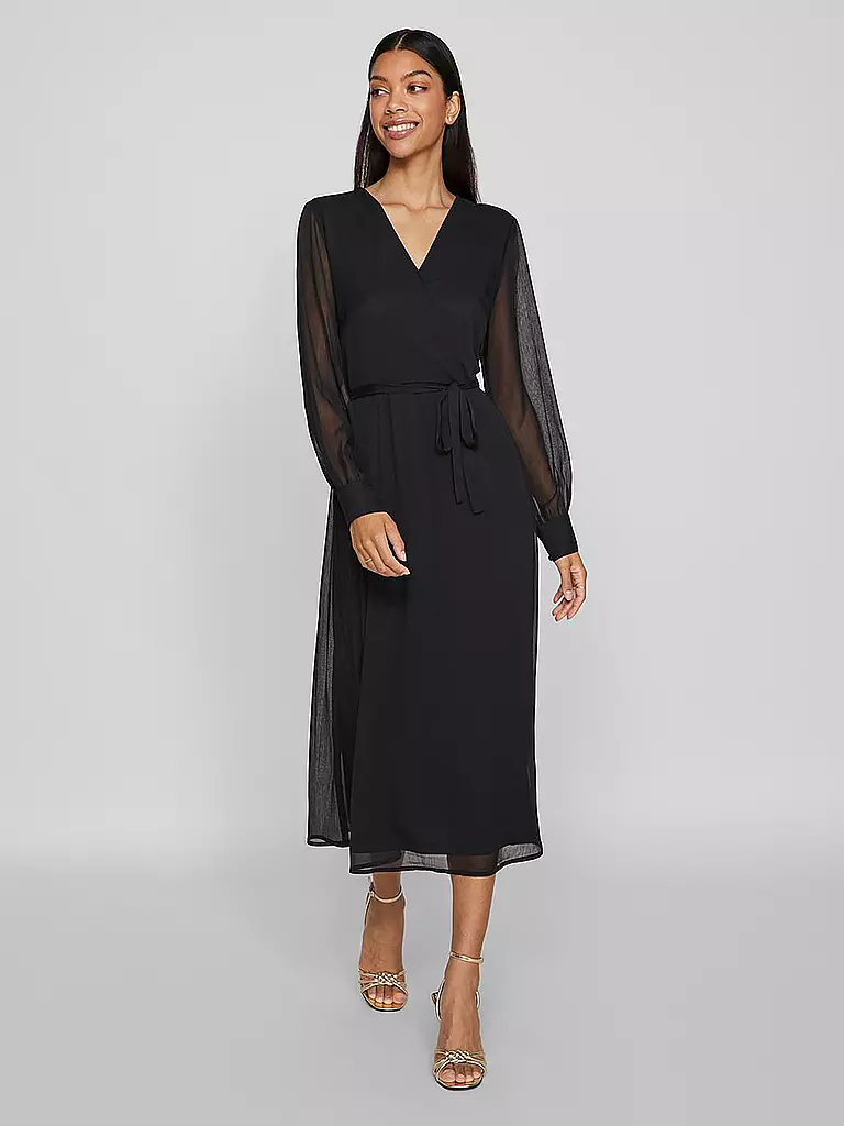 VILA Cocktailkleid VIFALIA  schwarz