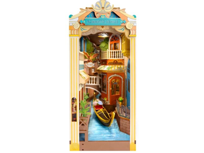 RoboTime Bausatz Romantic Venice 3D-Holzpuzzle aus 110 Holzteilen