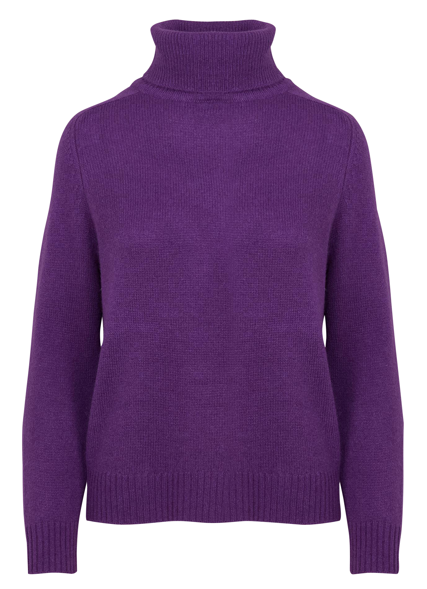 CLOVIS - Pull droit en cachemire | Violet