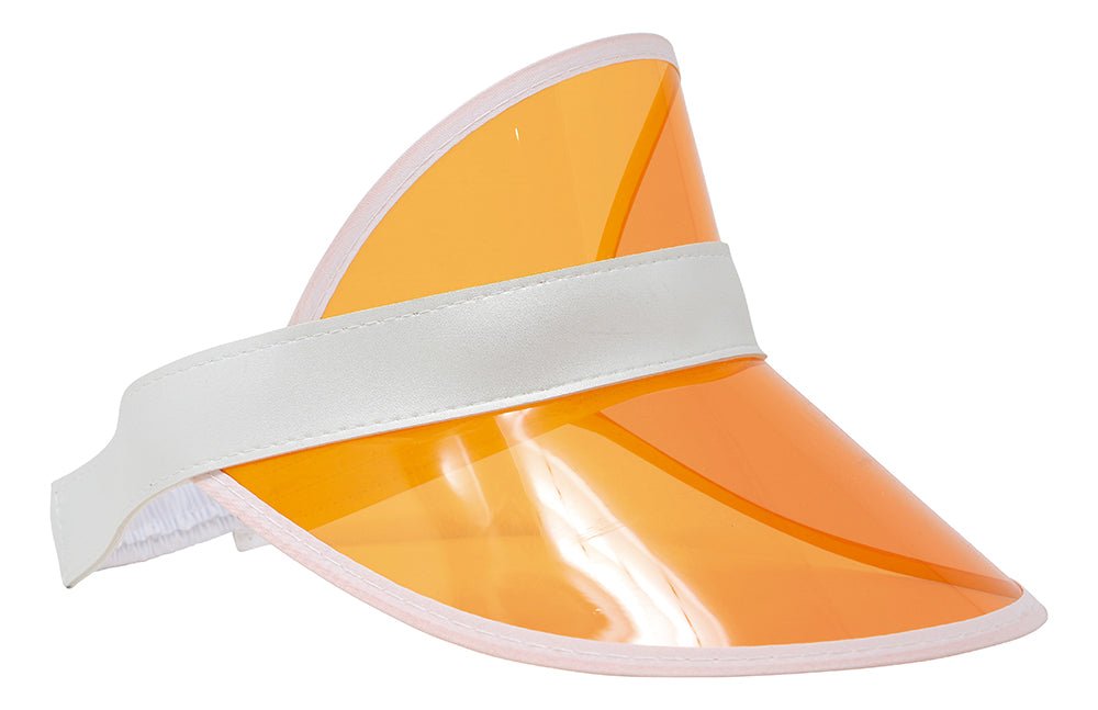 Neon 80S Zonneklep Oranje 25cm