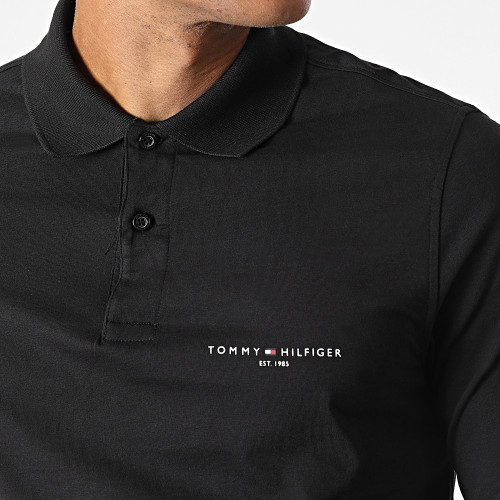 Polo Manches Longues Clean Jersey 8790 Noir