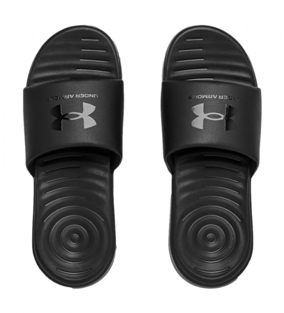 Chinelo de dedo fixo Under Armour UA Ansa, preto.