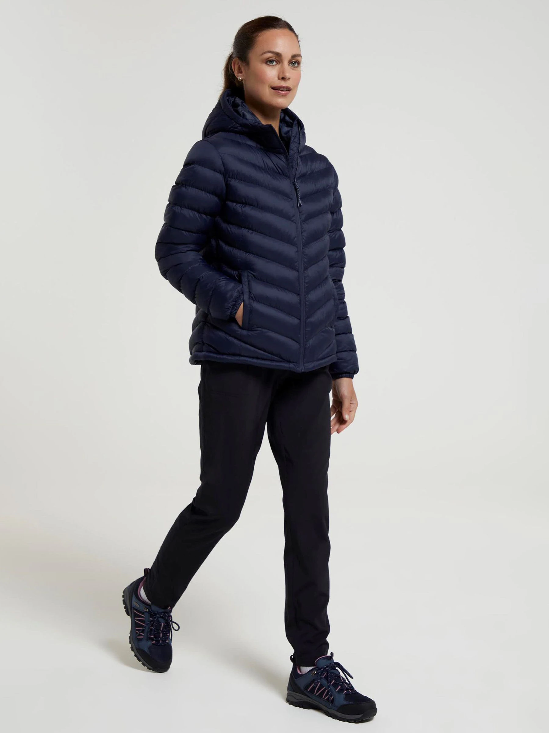 Blauw - Mountain Warehouse Seasons Womens Water-Resistant Padded Jacket