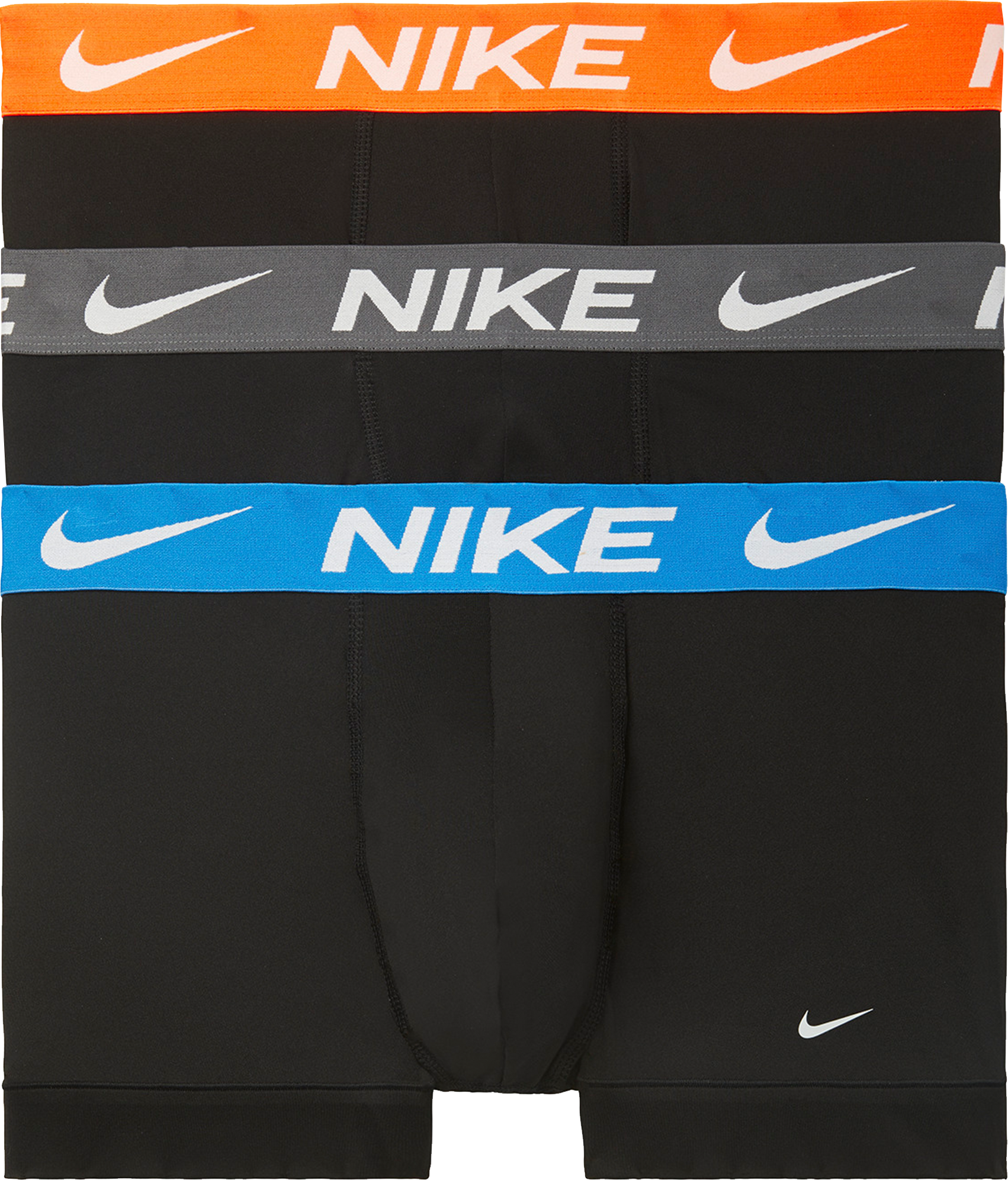 Nike Trunk 3er Pack Blau Grau Orange F9SN