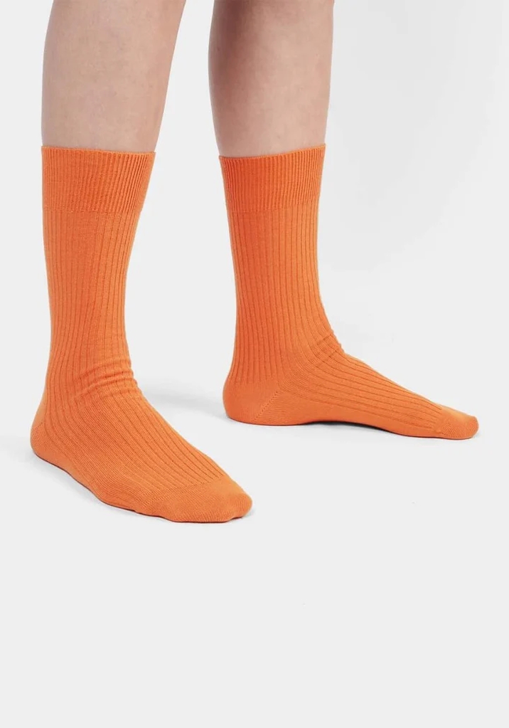 DillySocks Socken Ribbed Carrot Orange