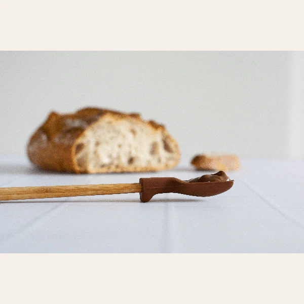 Mini spatule en silicone et bambou Pebbly