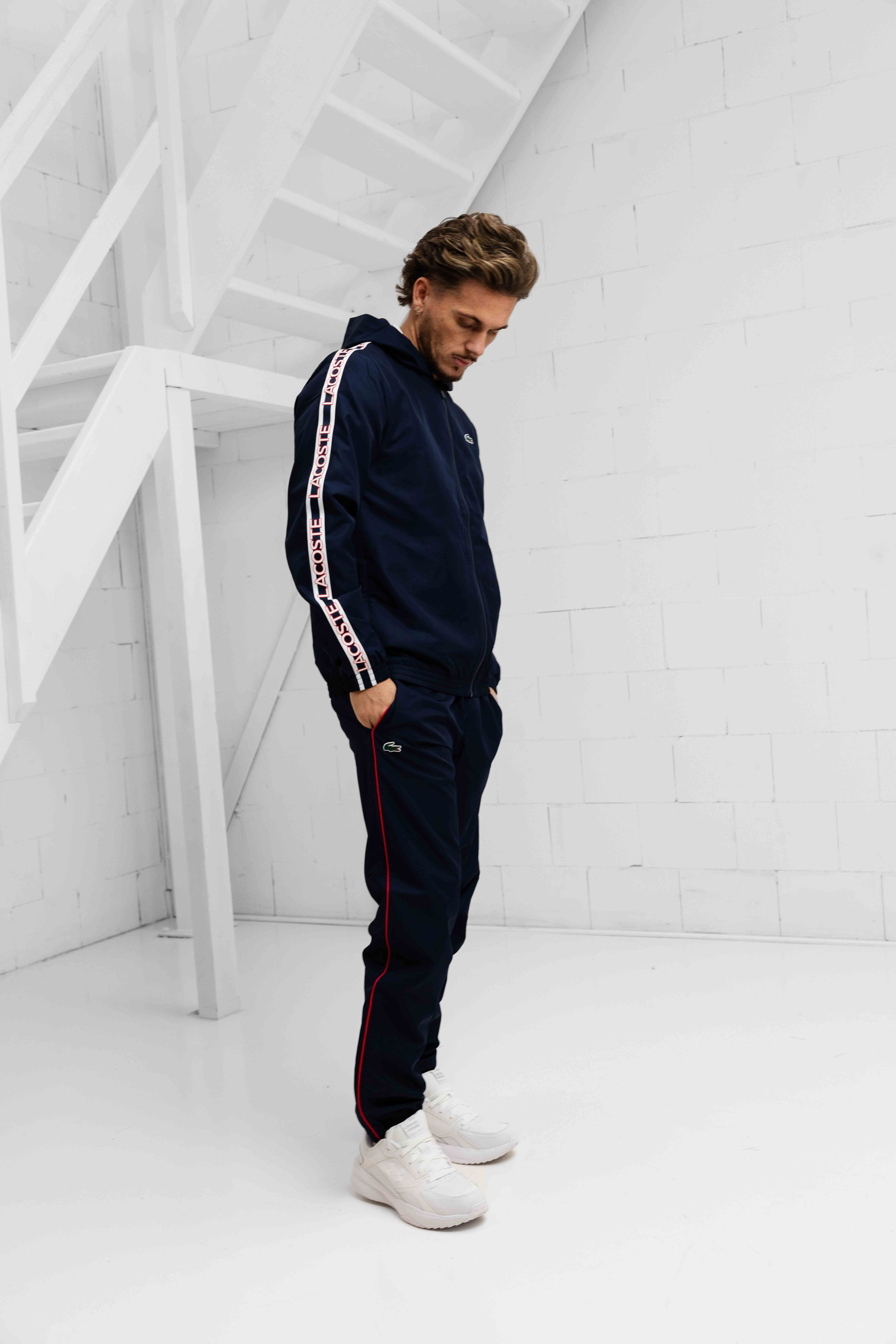 Lacoste Sport Trainingspak Heren Donkerblauw