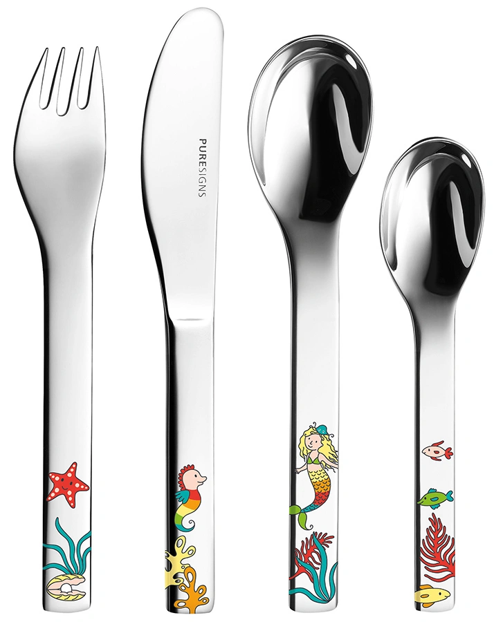 Kinderbesteck-Set ONE TOJA 4-teilig aus Edelstahl