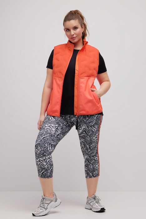 Funktions-Softshellweste, Fleecefutter, 2-Wege-Zipper