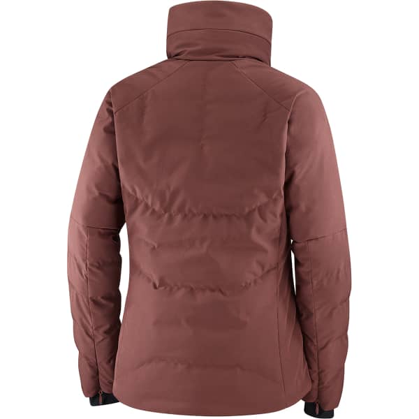 Veste de ski SALOMON S/MAX WARM JKT W RUM RAISIN