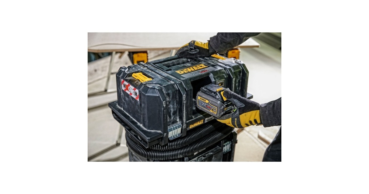 DEWALTDCV586MK-XJ XR FLEXVOLT Accu Nat- en droogzuiger  (Zwart, Accu en oplader niet inbegrepen)