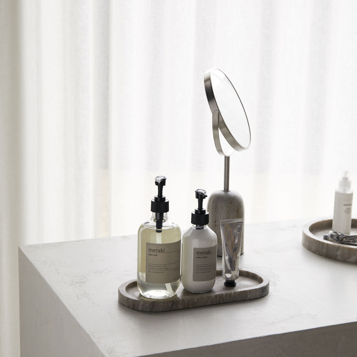 Meraki - Bakke I Marmor - Marble - Beige - 12,5X28 CM