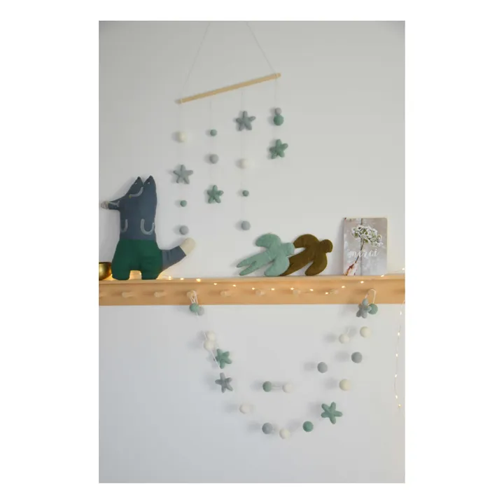 Calm Mobile mural Etoiles | Bleu