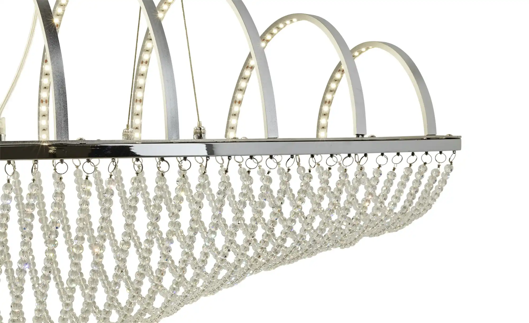 KHG LED- Pendelleuchte, mit Kristallbehang