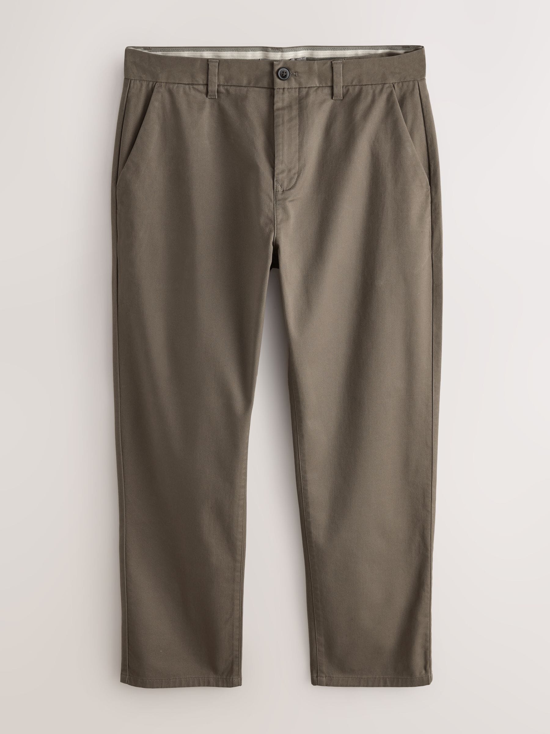 Lichtbruin - Straight fit - Stretchy chino