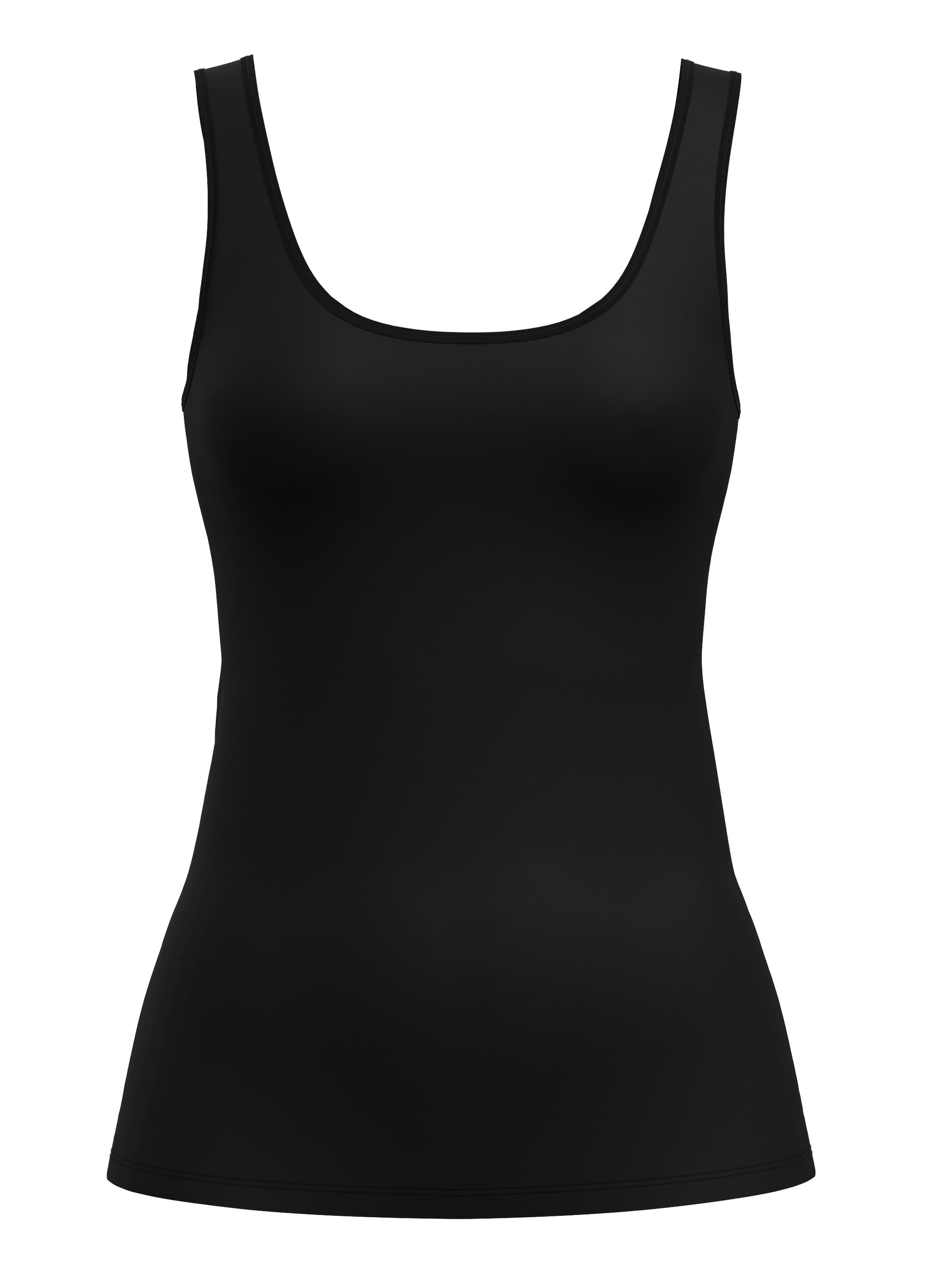 CALIDA Unterhemd »Sleek Skin«, Rundhalsausschnitt, Single-Jersey-Qualität