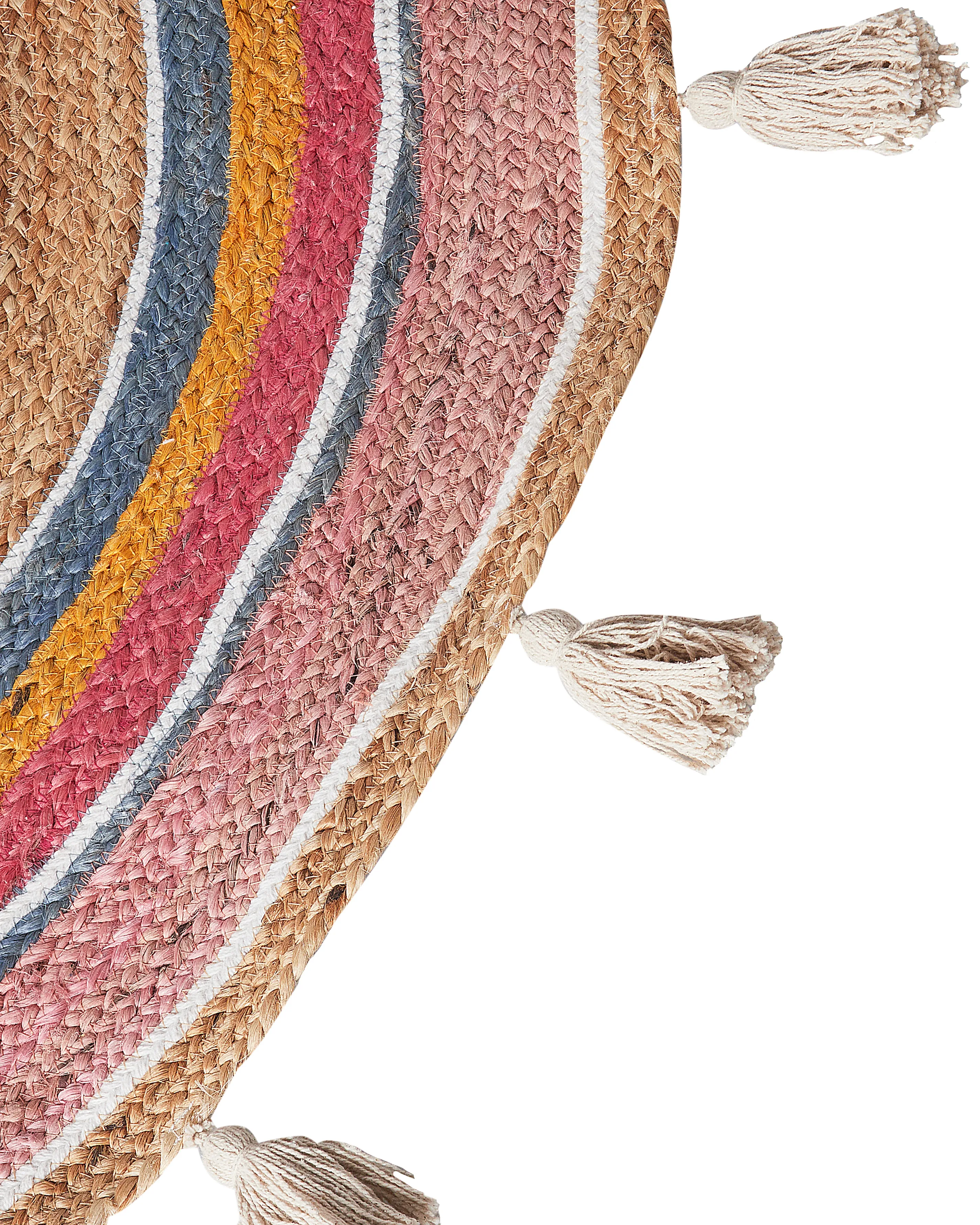 Kindervloerkleed ZANAVI Meerkleurig ø 120 cm Jute