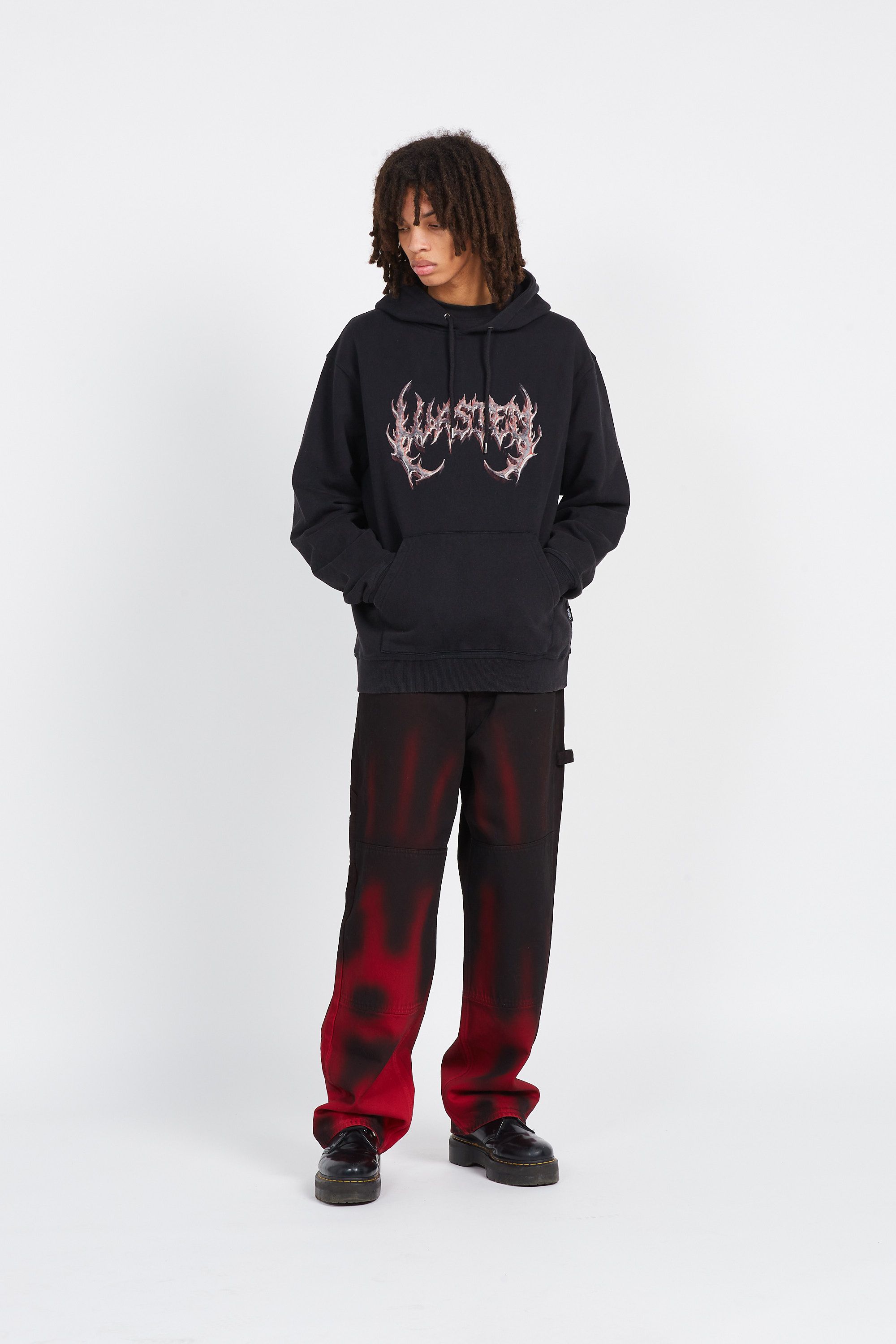 WASTED Hoodie HOODIE BERSERK Noir