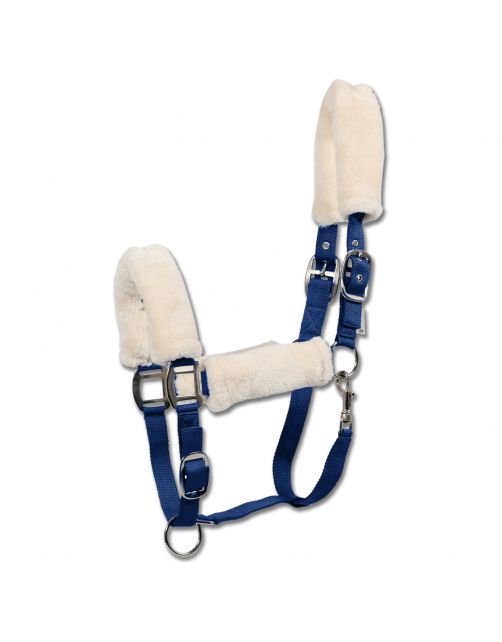 Waldhausen Halster Fluffy Blauw - Paardenhalster