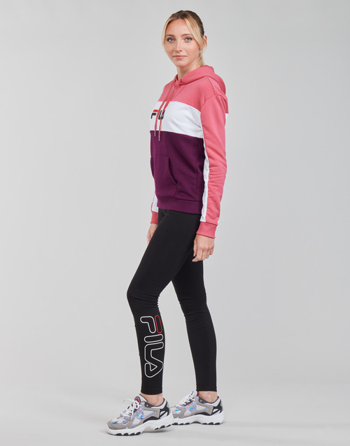 Fila - AQILA HOODY - Rose / Blanc / Violet