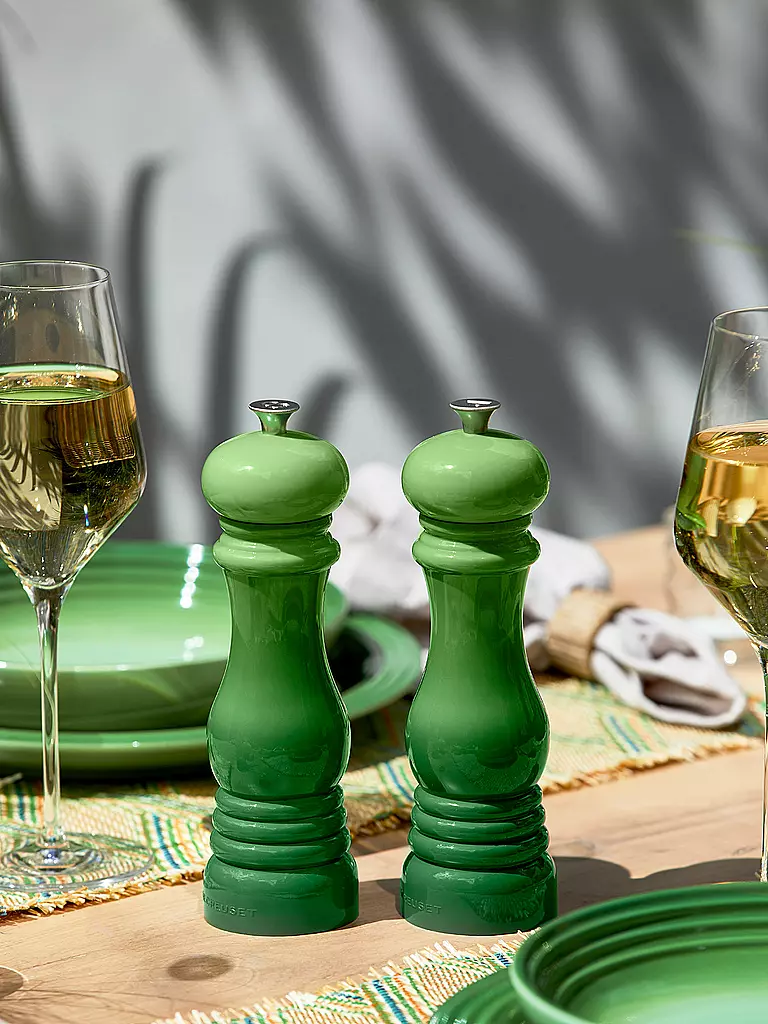 LE CREUSET Pfeffermühle 21cm Bamboo Green grün