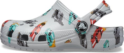 Crocs Classic Race Cars Graphic Kids Sandaler, Mirage/Multi