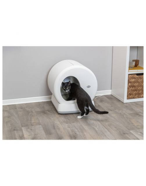 Trixie Zelfreinigende Kattenbak - Kattentoilet - 53x55.5x52 cm Wit