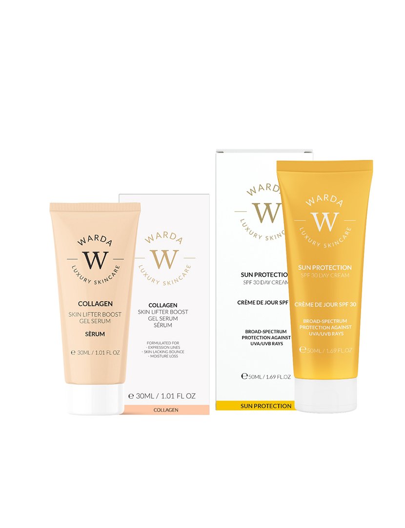 Skin Lifter Boost Collagen Gel Serum 30ml + Day Cream Sun Protection SPF 30 50ml
