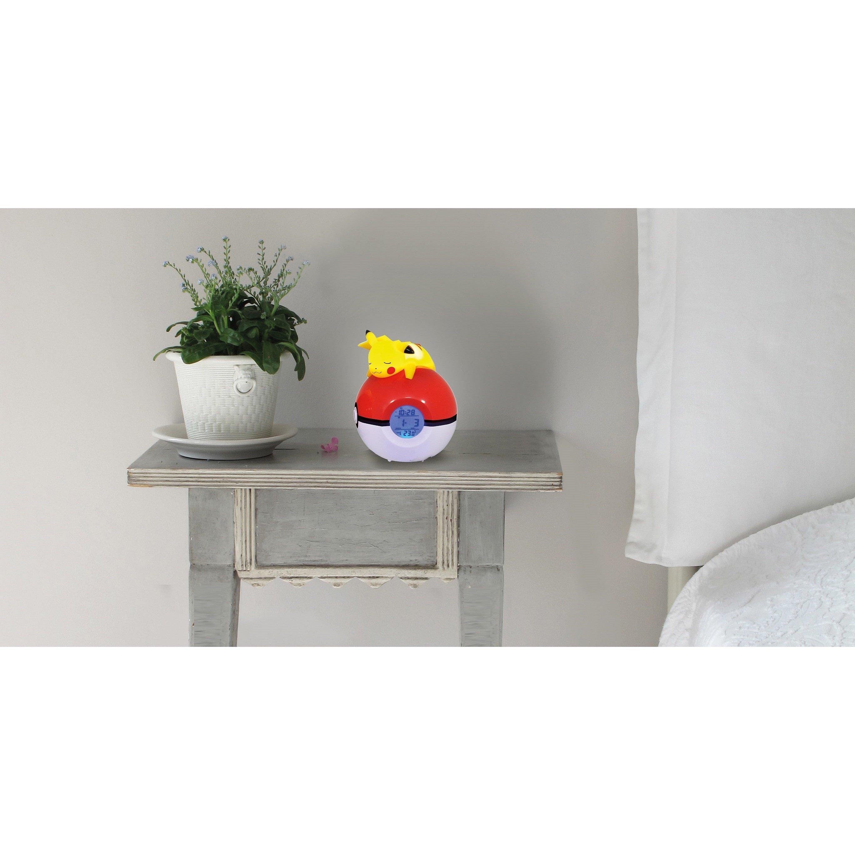 Pokemon GAME Pokemon Pikachu Light up 3D figure FM Alarm Clock