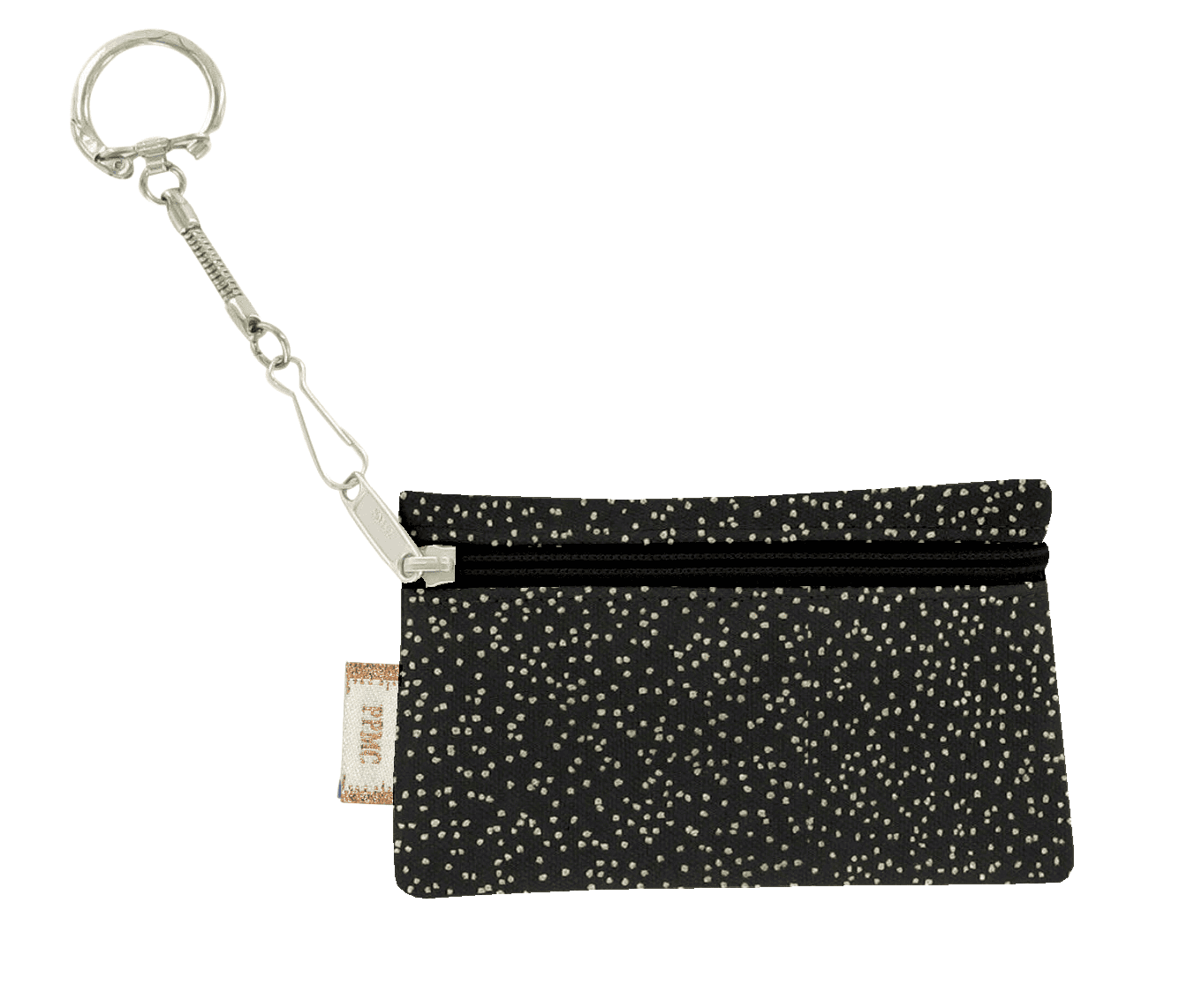 Pochette Porte-Clés Noir Pailleté