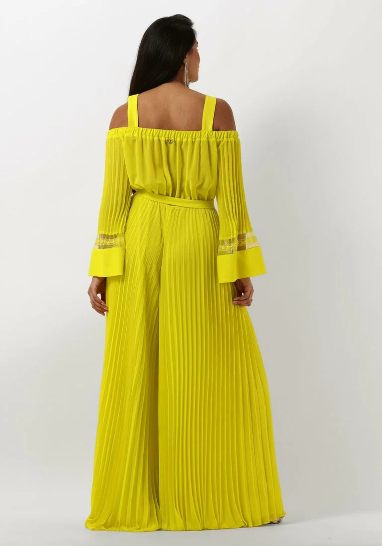 TWINSET MILANO lime twinset milano jumpsuit 241tp2462