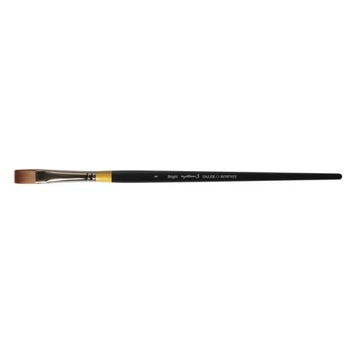 DALER ROWNEY System 3 Acrylpinsel, Serie 41, flach   kurz
