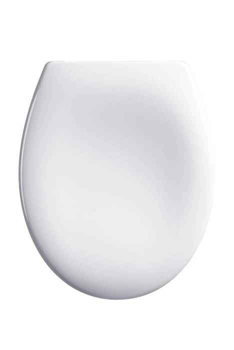 Universal toiletsæde med soft close - hvid