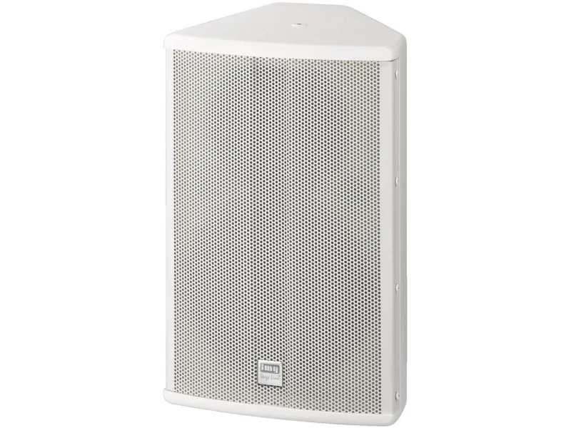 Monacor PAB-308/WS, 2-vejs, Kan monteres i loftet, Gulv, Kan monteres på væggen, Hvid, MDF, Metal, 125 W, 250 W