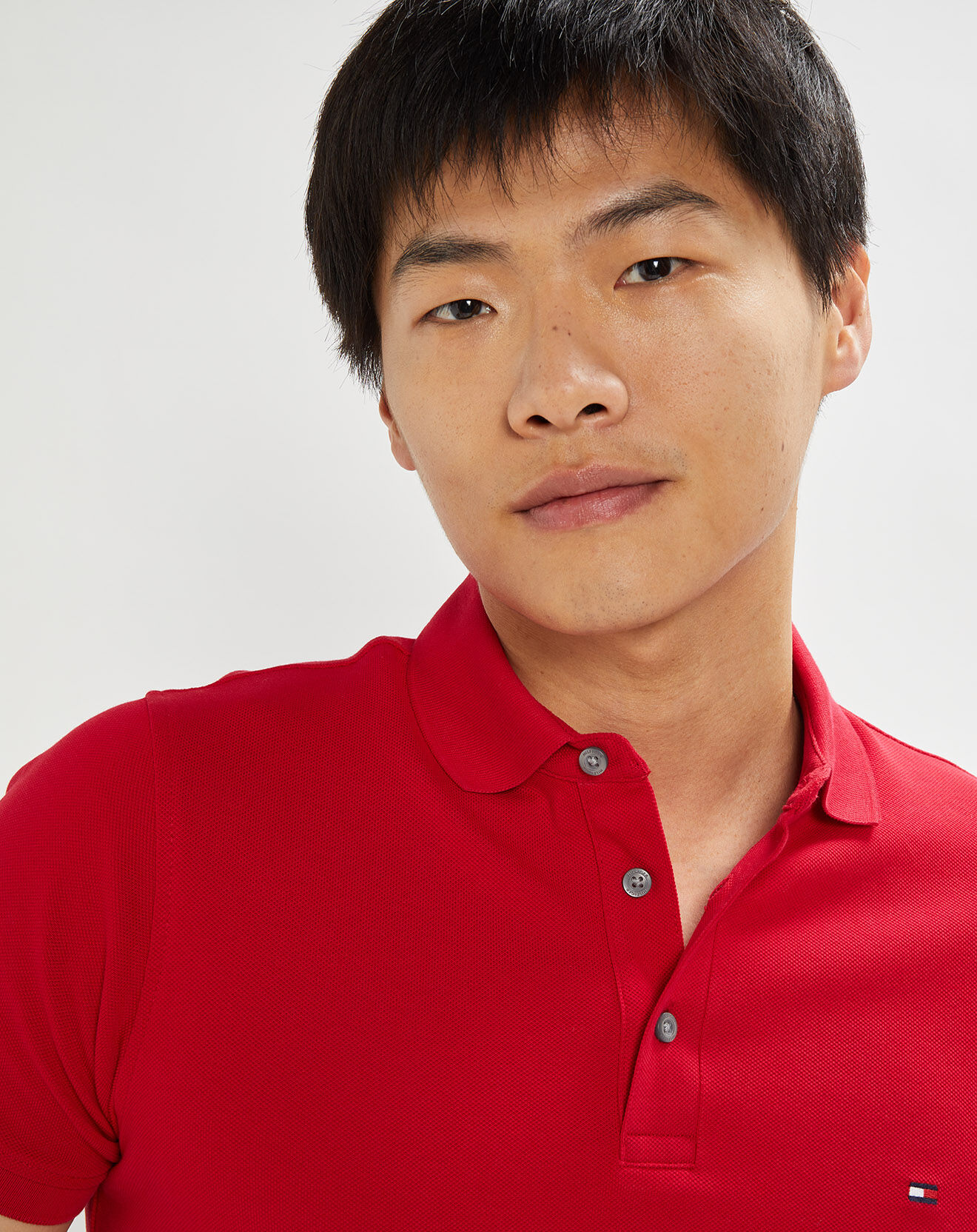 Tommy Hilfiger Polo slim 1985 rouge