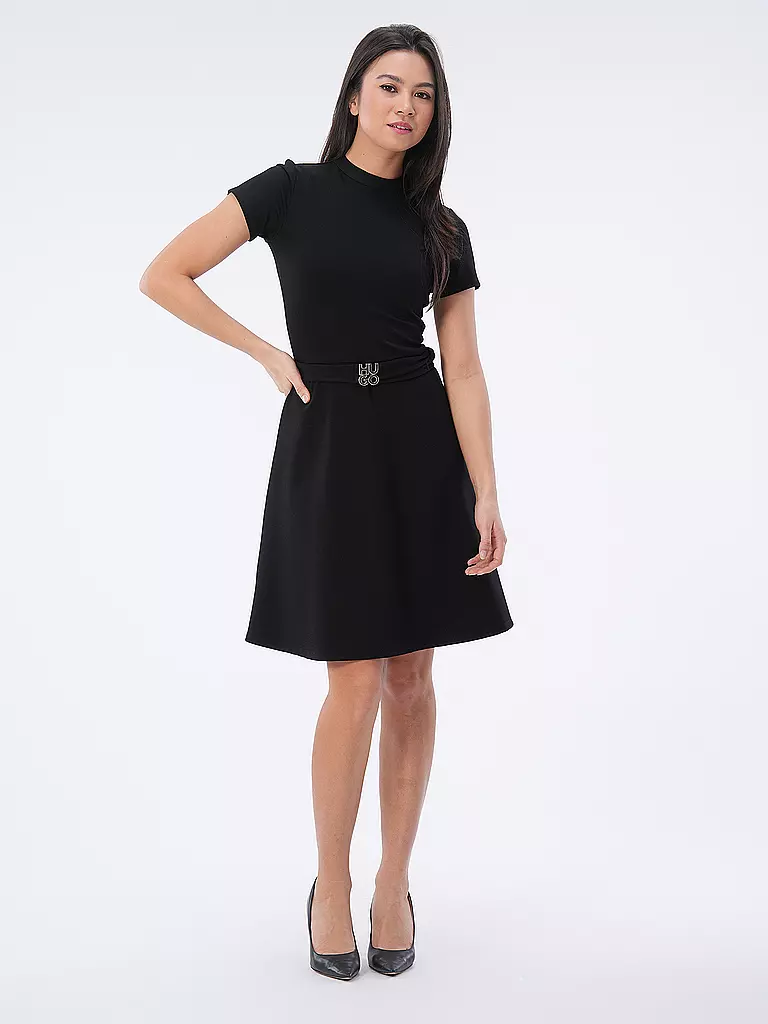 HUGO Minikleid NERION schwarz