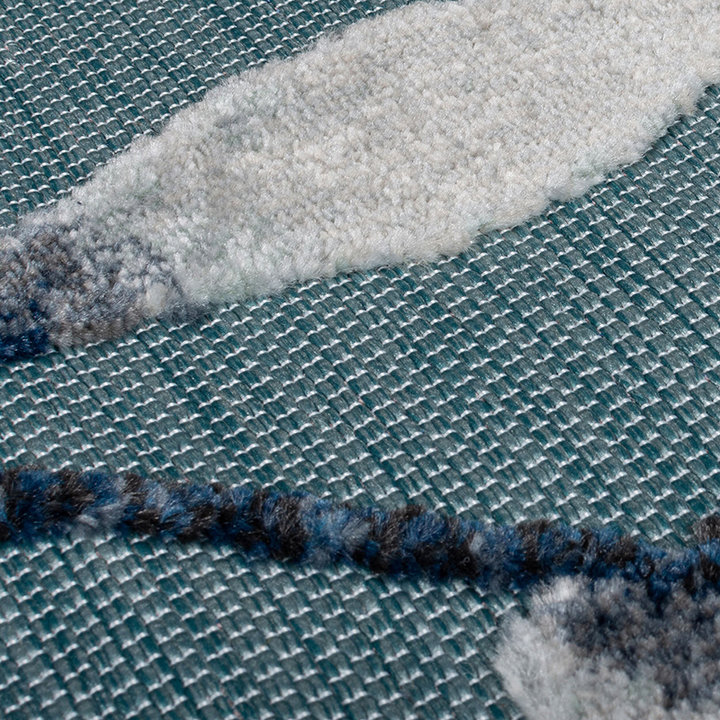 In- & Outdoorkleed - Plazo Willow Blauw
